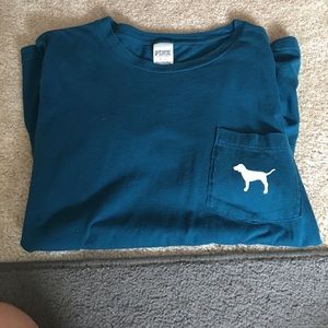 PINK blue long t-shirt