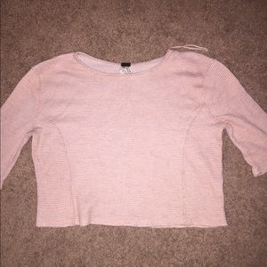 Free People crop top blush color in size XS/S