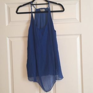SILK Top in a Royal Blue