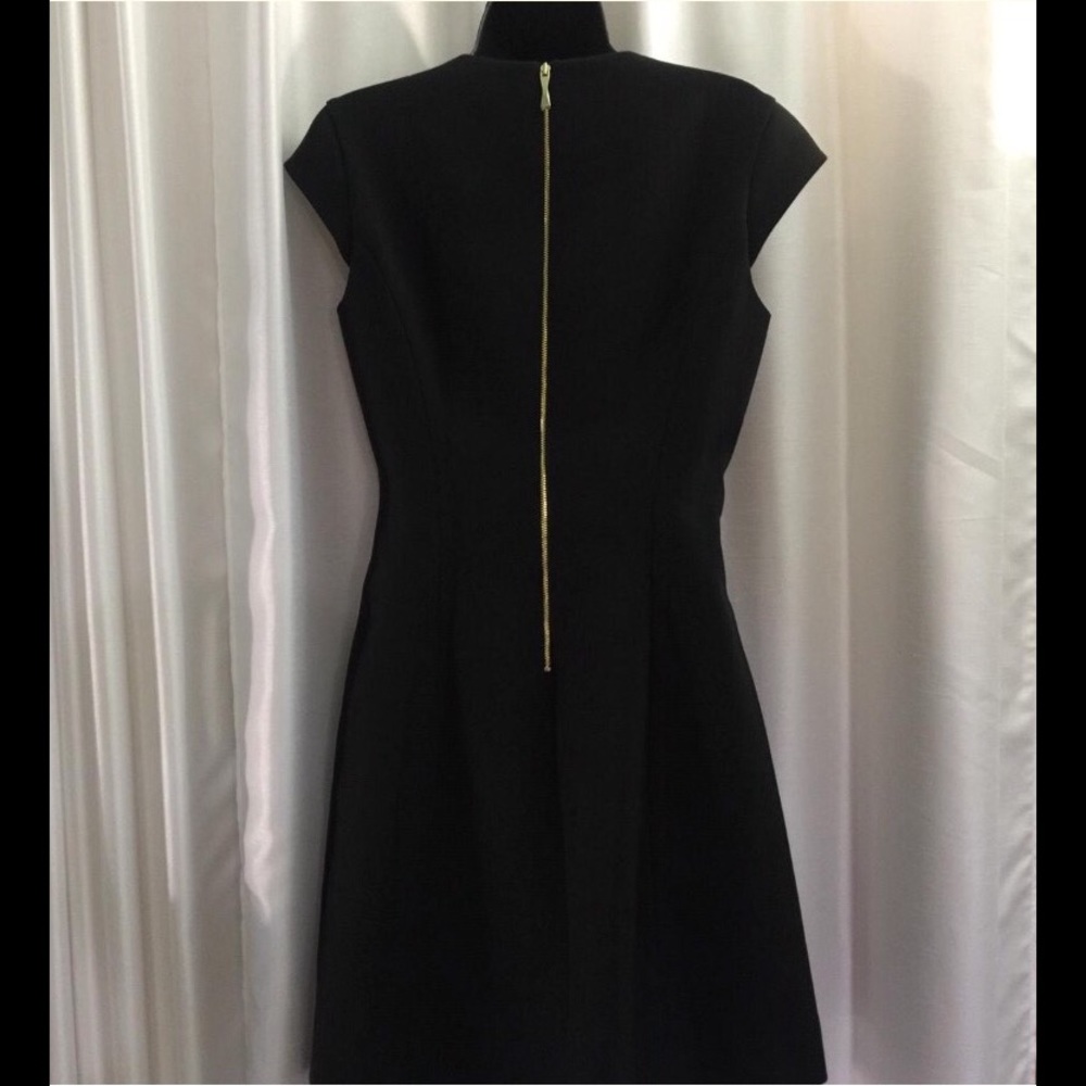 Kate Spade lollipop stretch bow crepe formal dress - Picture 3 of 4