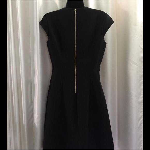 Kate Spade lollipop stretch bow crepe formal dress - Picture 3 of 4