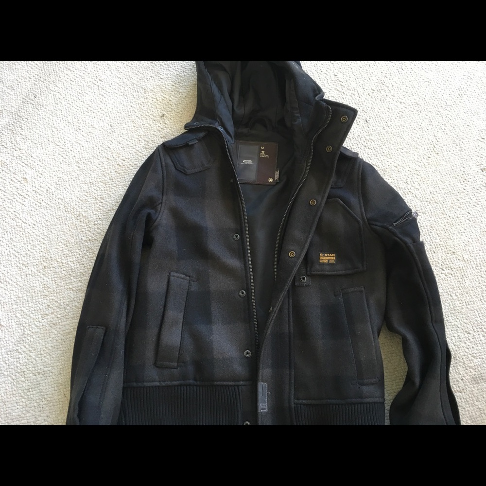 Vintage G-Star Raw Men's checked flannel jacket