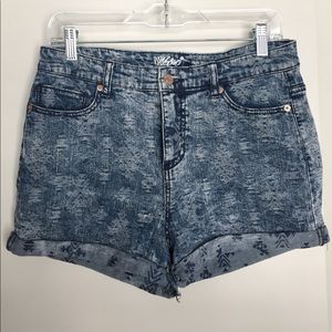High Waisted Aztec Shorts