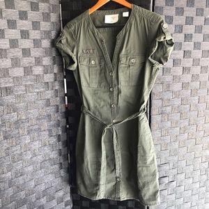 H&M army green dress!
