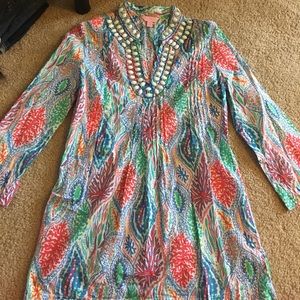 Lilly Pulitzer beaded tunic