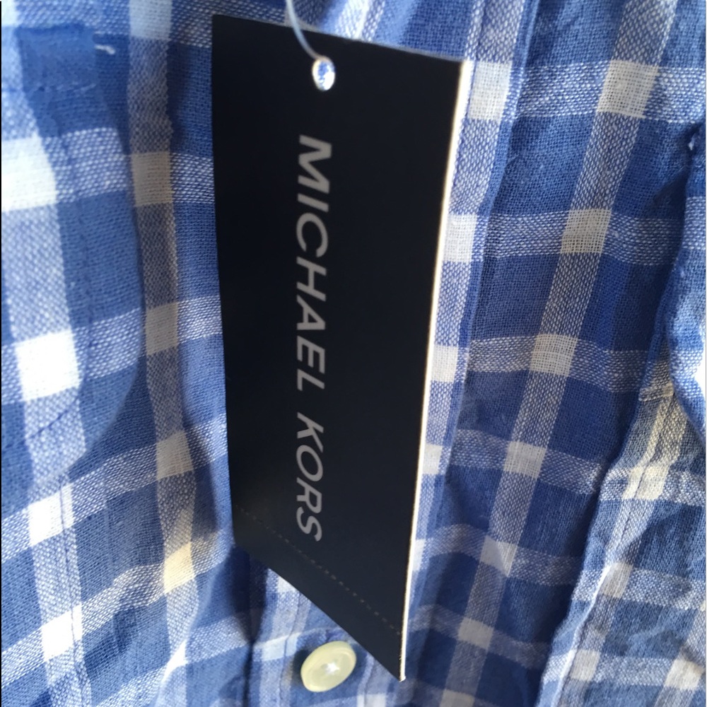 Brand new Michael Kors men's short sleeves shirt