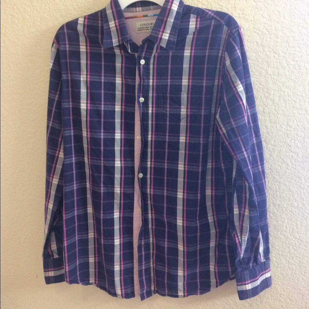 Dark Purple Checkered Shirt