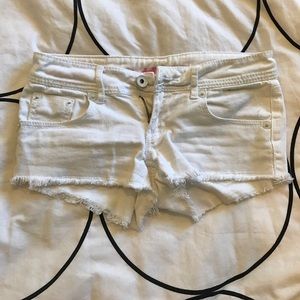White short shorts