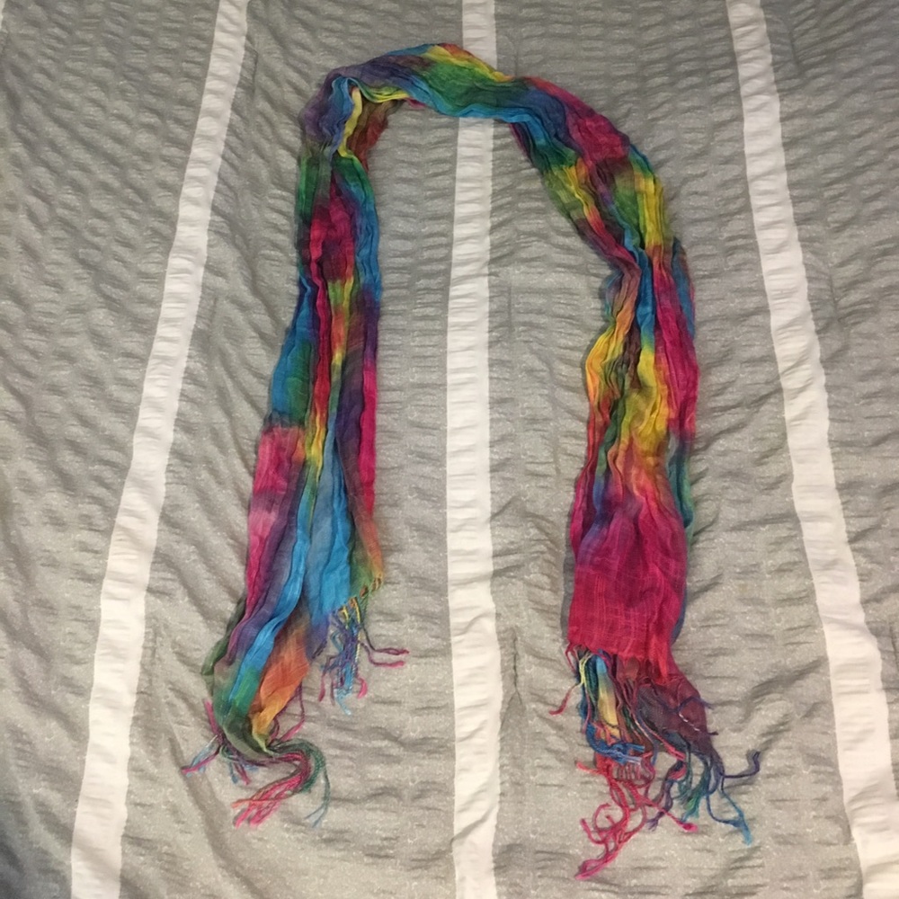 Rainbow Colored Scarf
