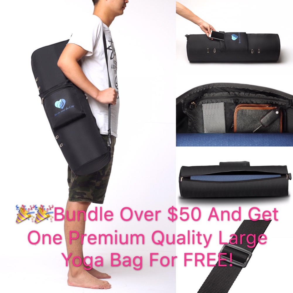 🎉🎉 Get A FREE Yoga Mat Bag When Bundle Over $50!