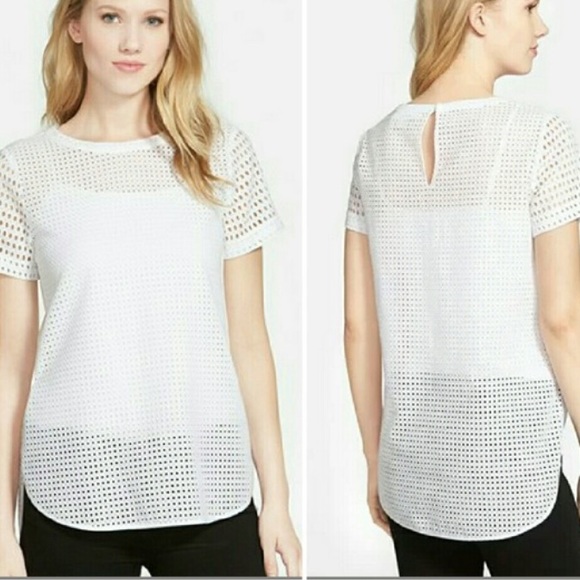 michael kors eyelet top