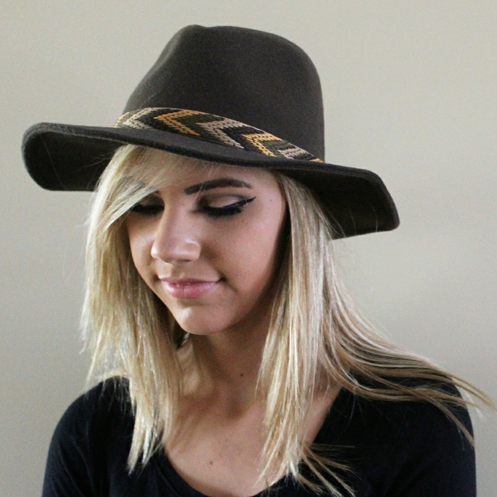 Felt Brim Hat