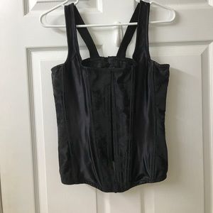 Black corset top