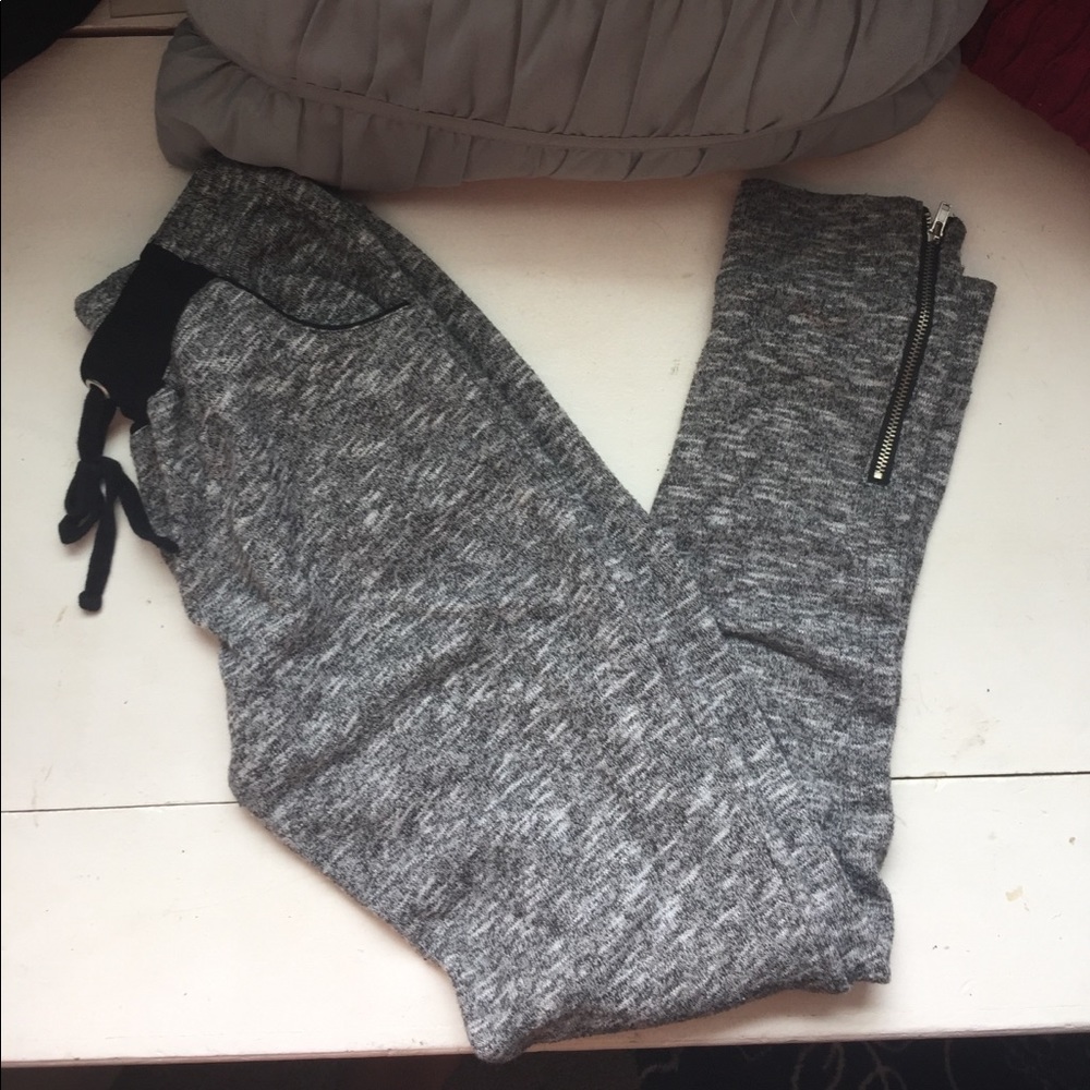 Grey speckled joggers