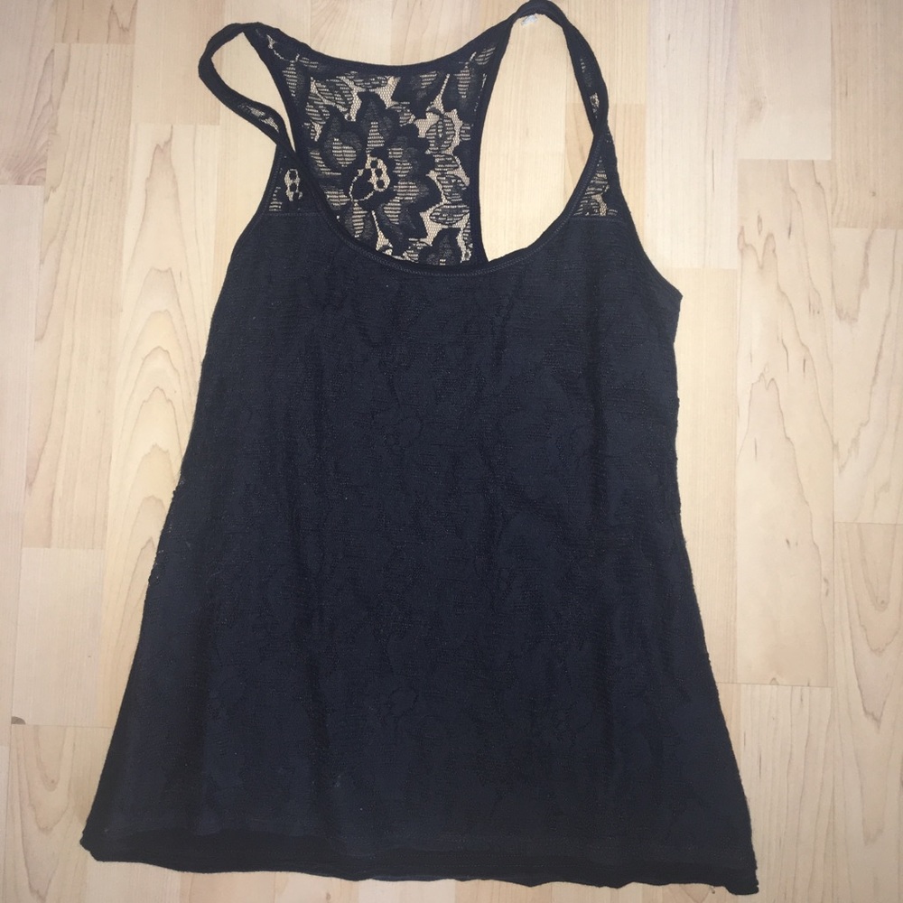 navy tank top