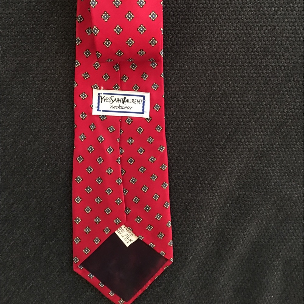 vintage YSL tie classic length