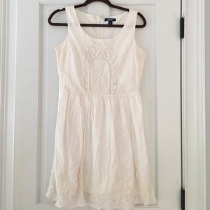 Old Navy Cream Lace Dress