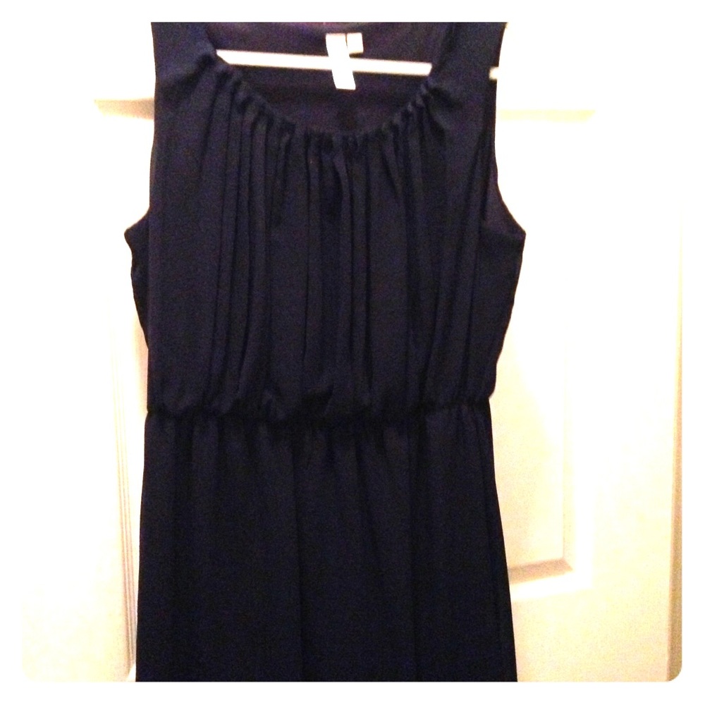 Emma Michele Navy Blue Mid drift dress