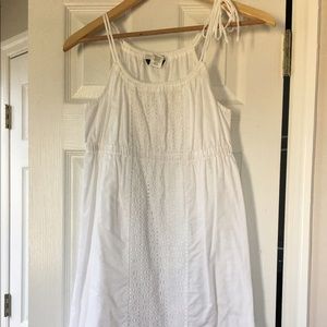 J. Crew 100% cotton white dress