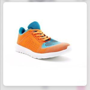 Qupid Romeo-01 orange/teal shoes