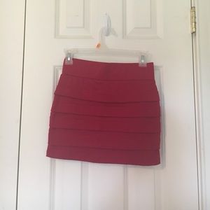 Body central mini skirt