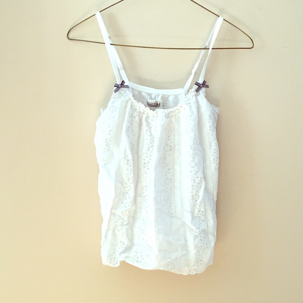 Size XS white Abercrombie & Fitch tank top