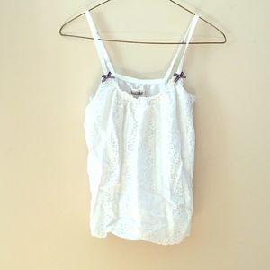 Size XS white Abercrombie & Fitch tank top