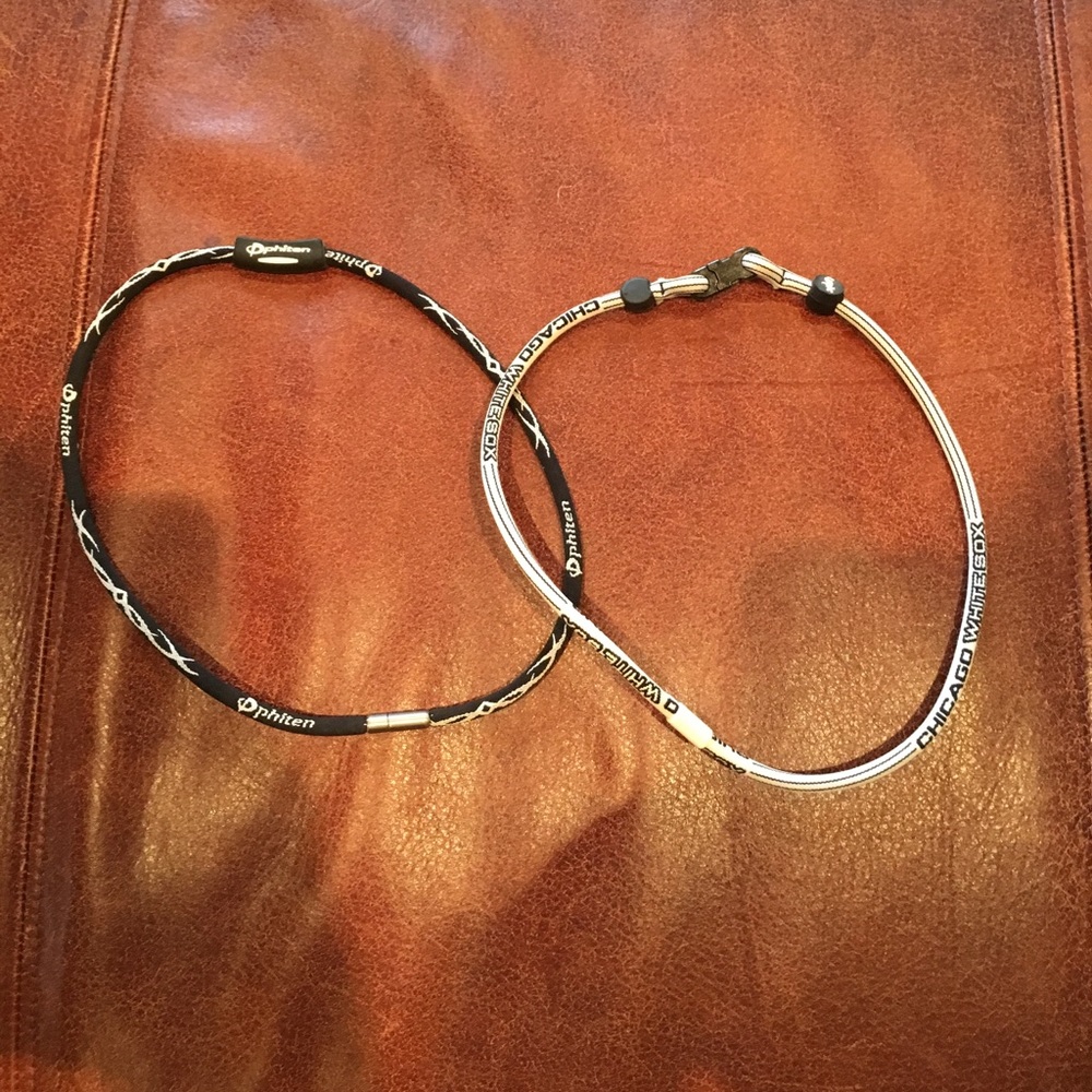 Phiten baseball necklace