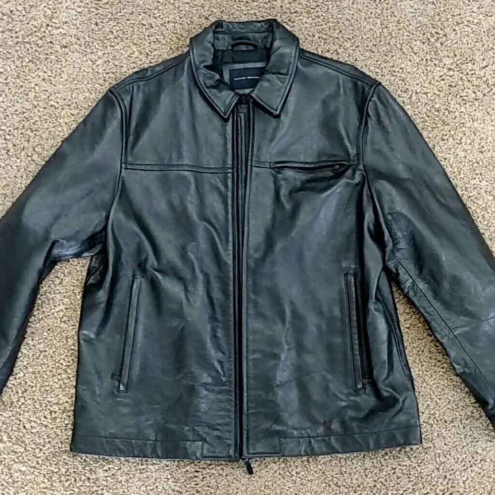 Banana Republic Mens Leather Jacket