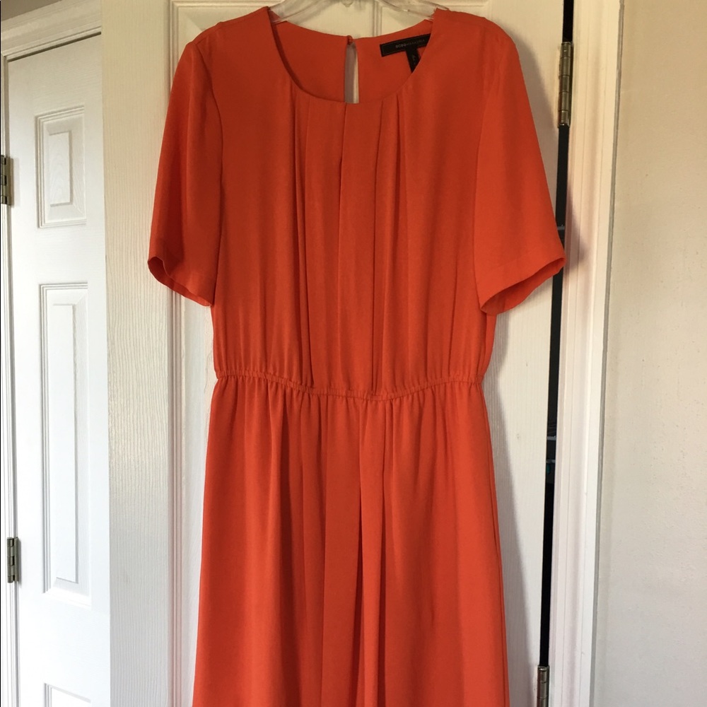 BCBGMaxAzria orange dress