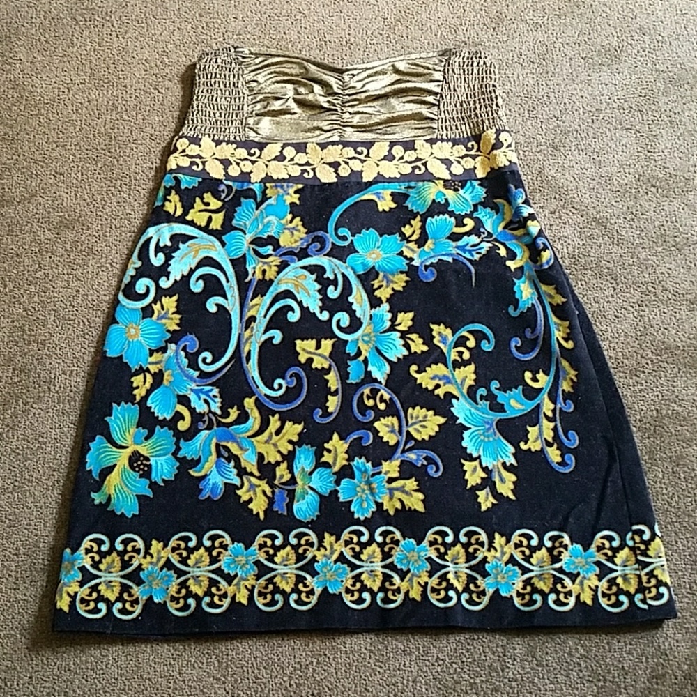 Free People Strappless Minidress