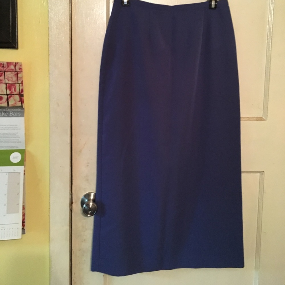 South Dudley blue skirt size 10