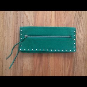 Banana Republic vintage suede clutch.