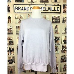 Brandy melville purple crewneck sweatshirt