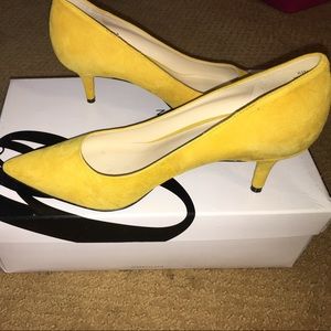 Nine West suede heels