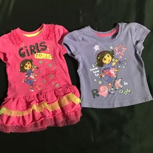 Dora the Explorer girls lot 18 months