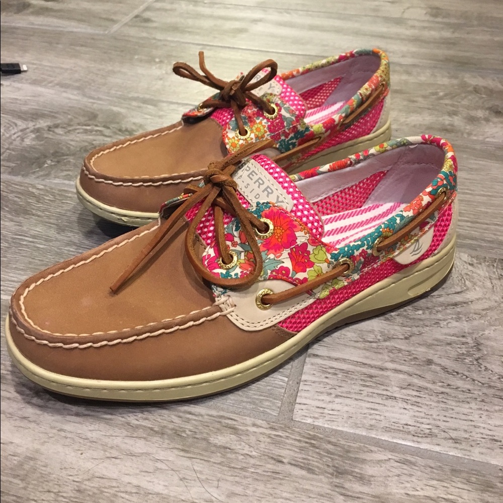 Floral Sperry Top-Siders