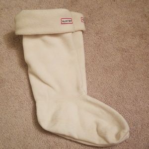 Cream Hunter Boot Socks