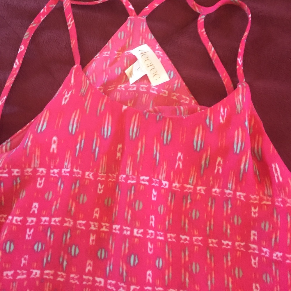 👍Degree large flowing tank top