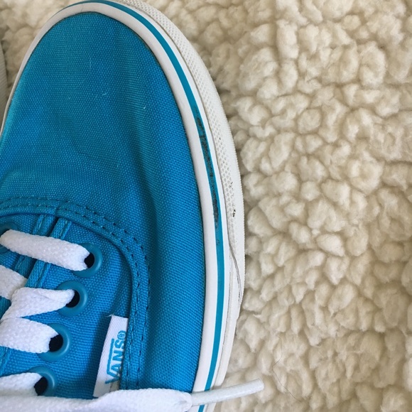 EUC Vans turquoise sneakers, Ladies Sz 8 - Picture 5 of 5