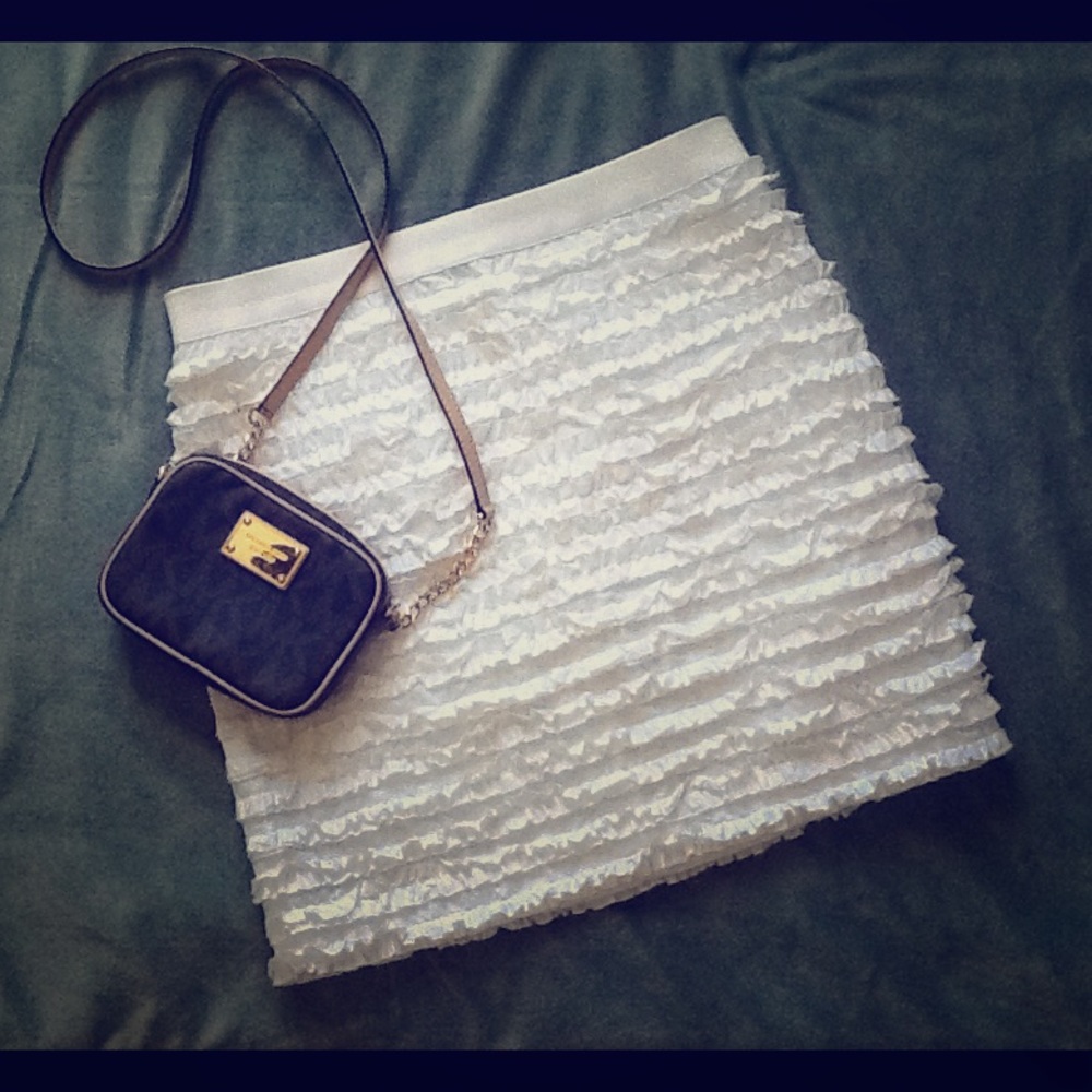 MK frilled skirt
