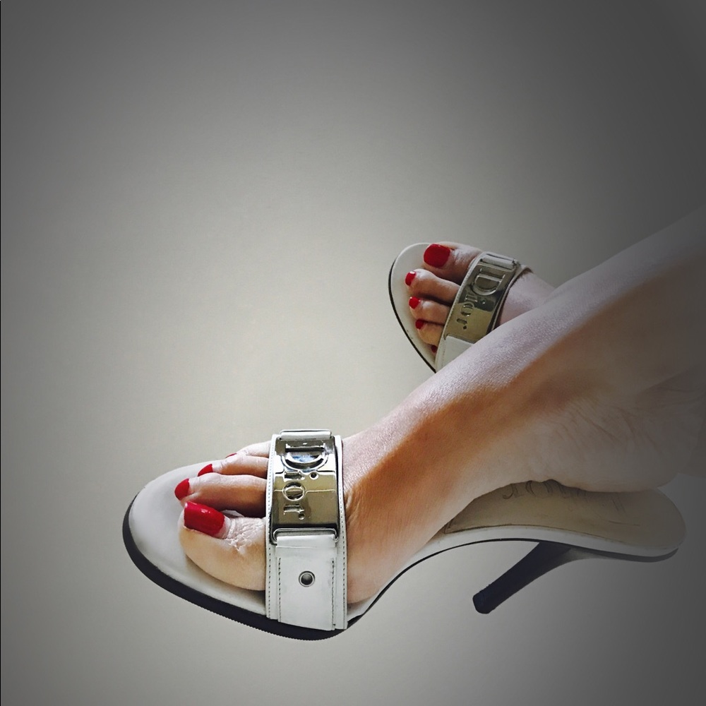 Christian Dior open toe shoes