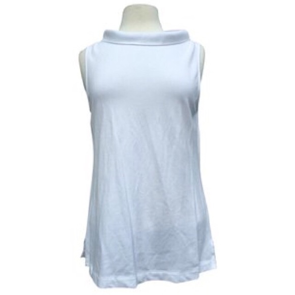 Talbots sleeveless collar, back button tunic - Picture 1 of 7