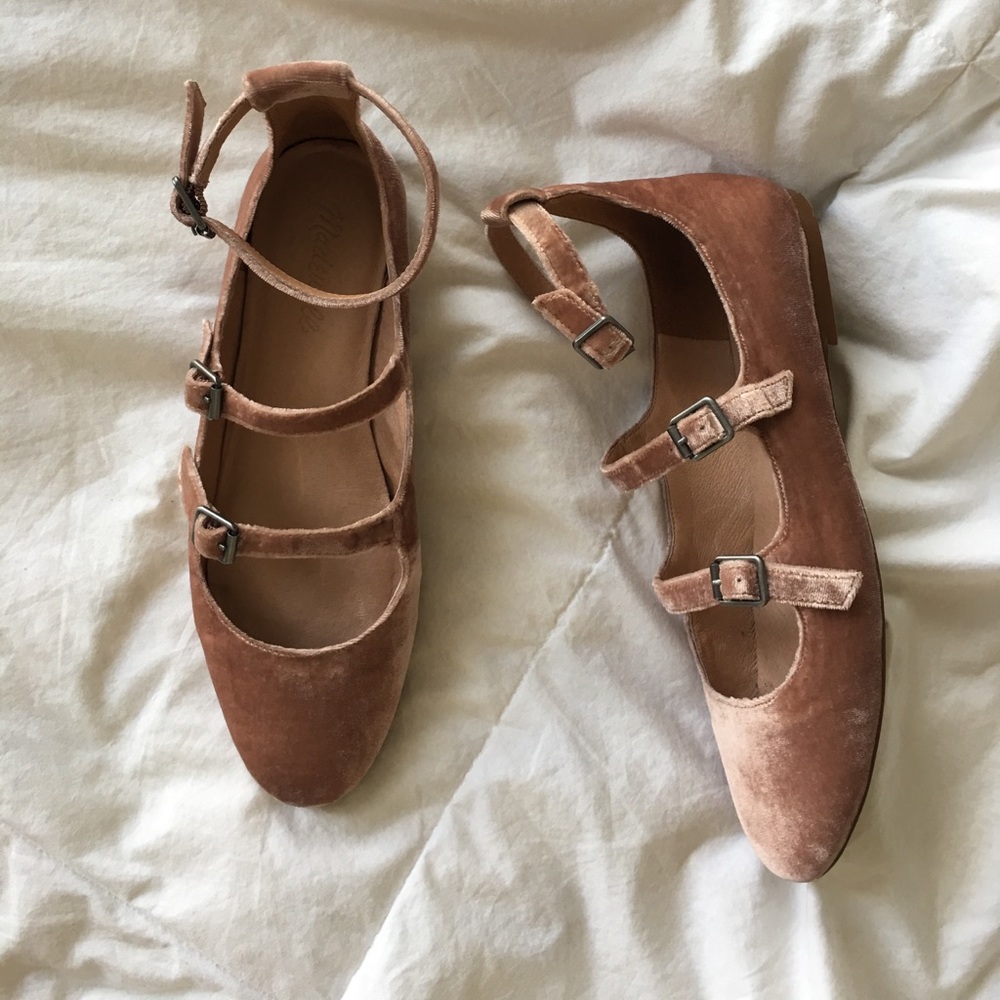 Madewell Velvet Flats
