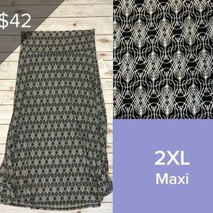 NWT LuLaRoe Maxi Skirt - XXL