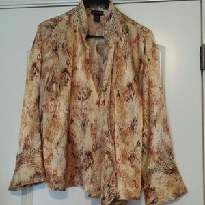 🌟🌟 Lane Bryant Silky Wrap Waist Blouse Sz 18/20