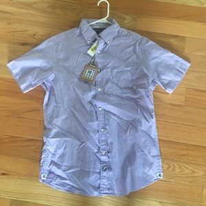 Men's CREMIEUX Purple Oxford Size Medium