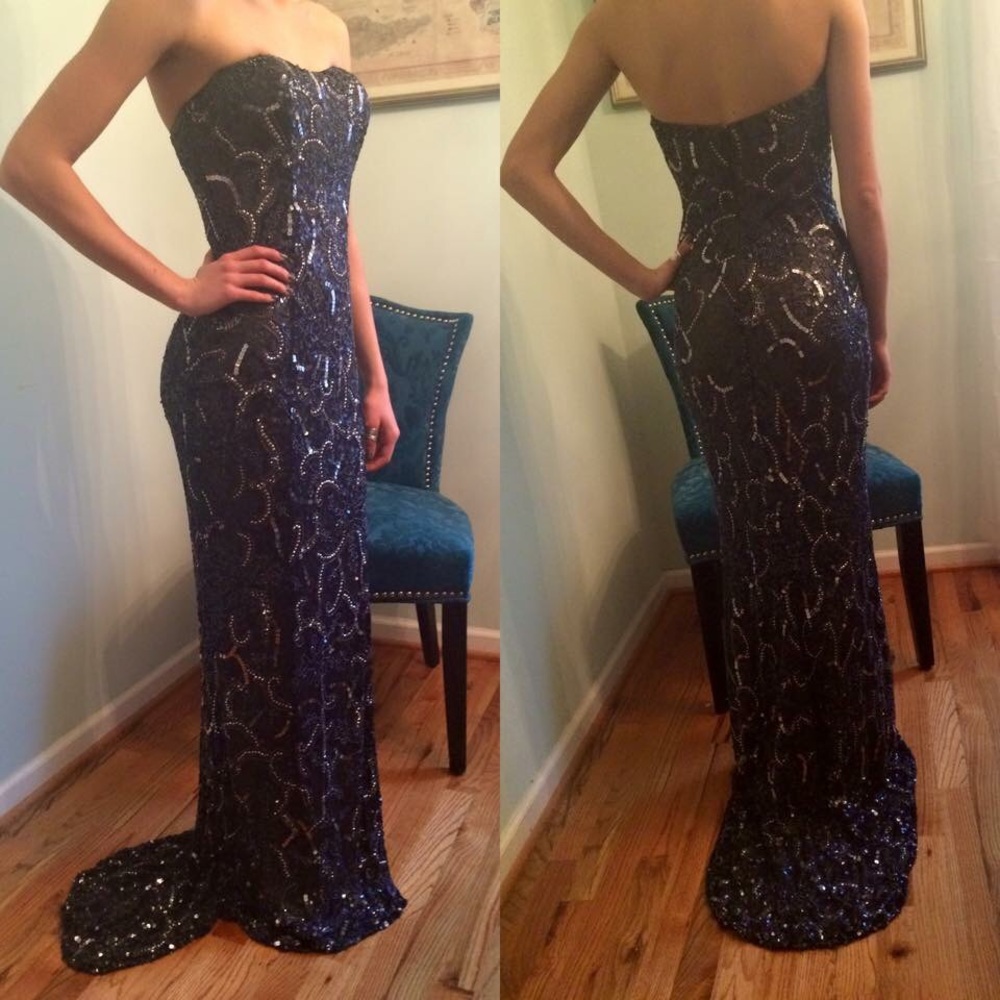 Navy Scala formal dress