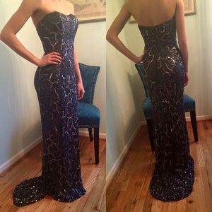 Navy Scala formal dress