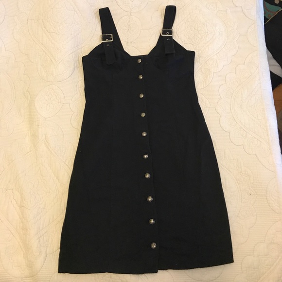 button up jumper dress